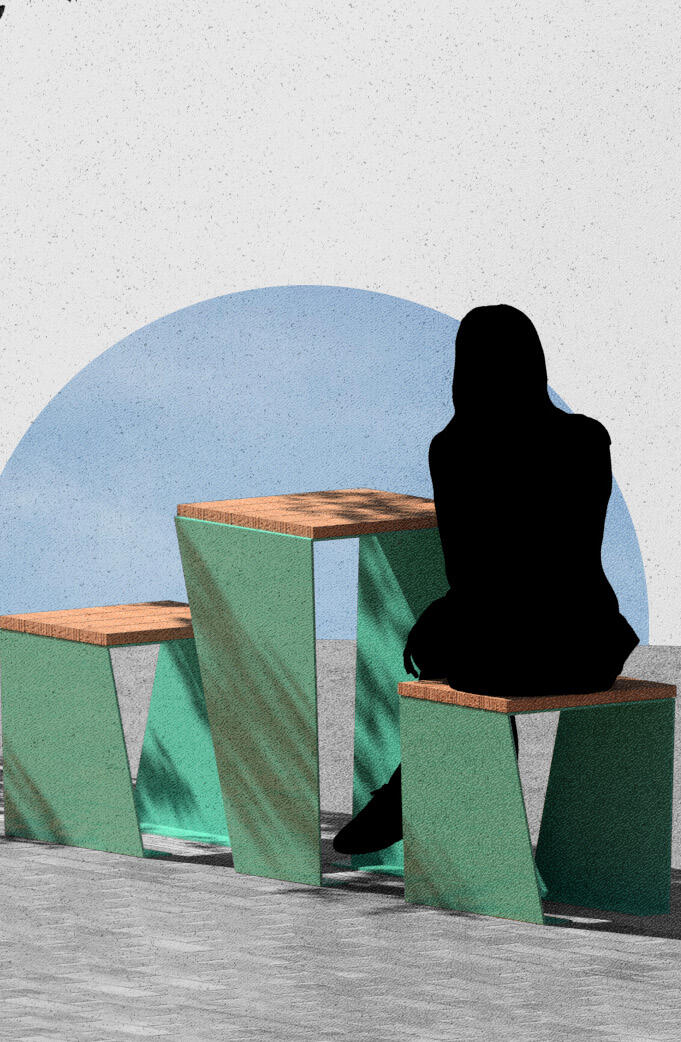 Rendering of Bistro Set