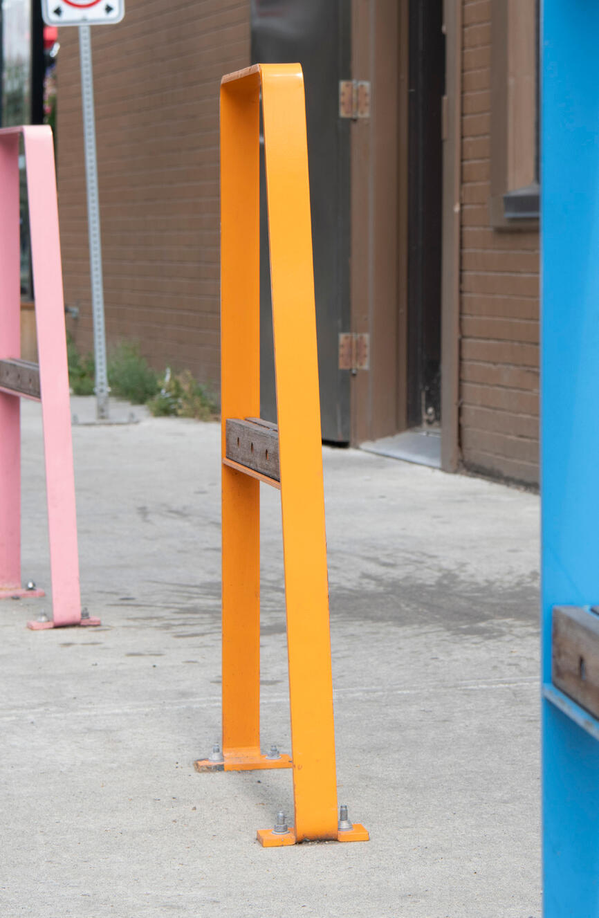 Installed Bike Racks